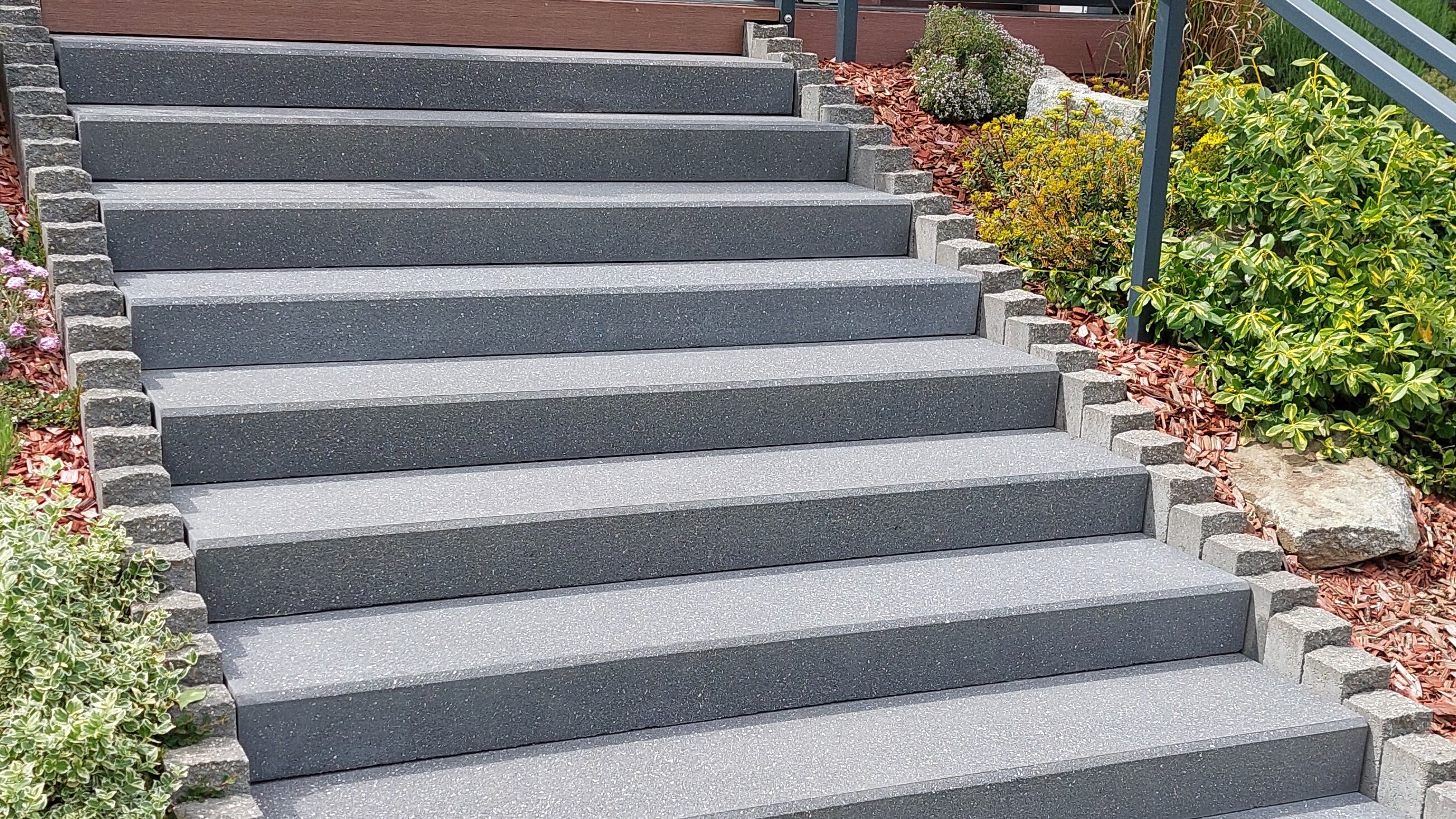 Pavage et escaliers